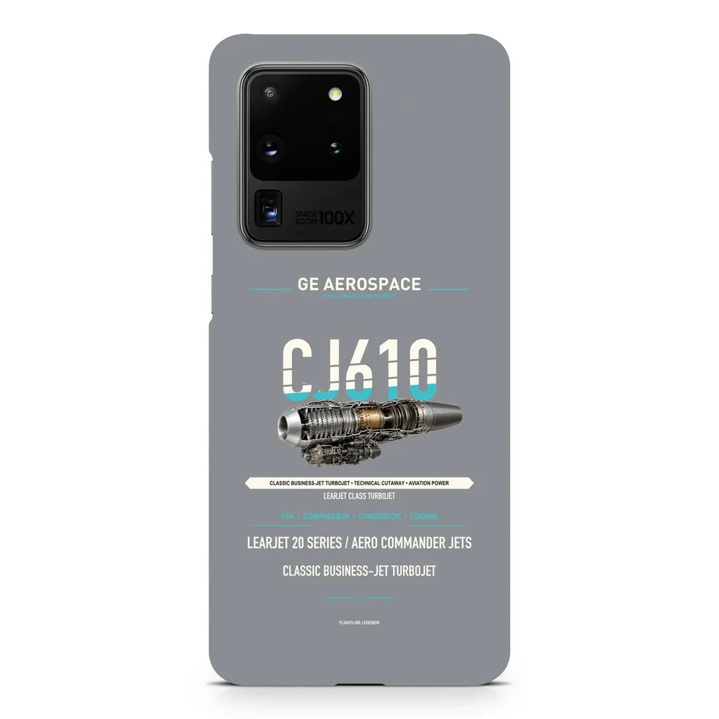 CJ610 design on samsung case - gray