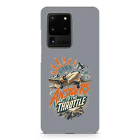 Thumbnail for Dawn Answers To The Throttle design on samsung case - gray