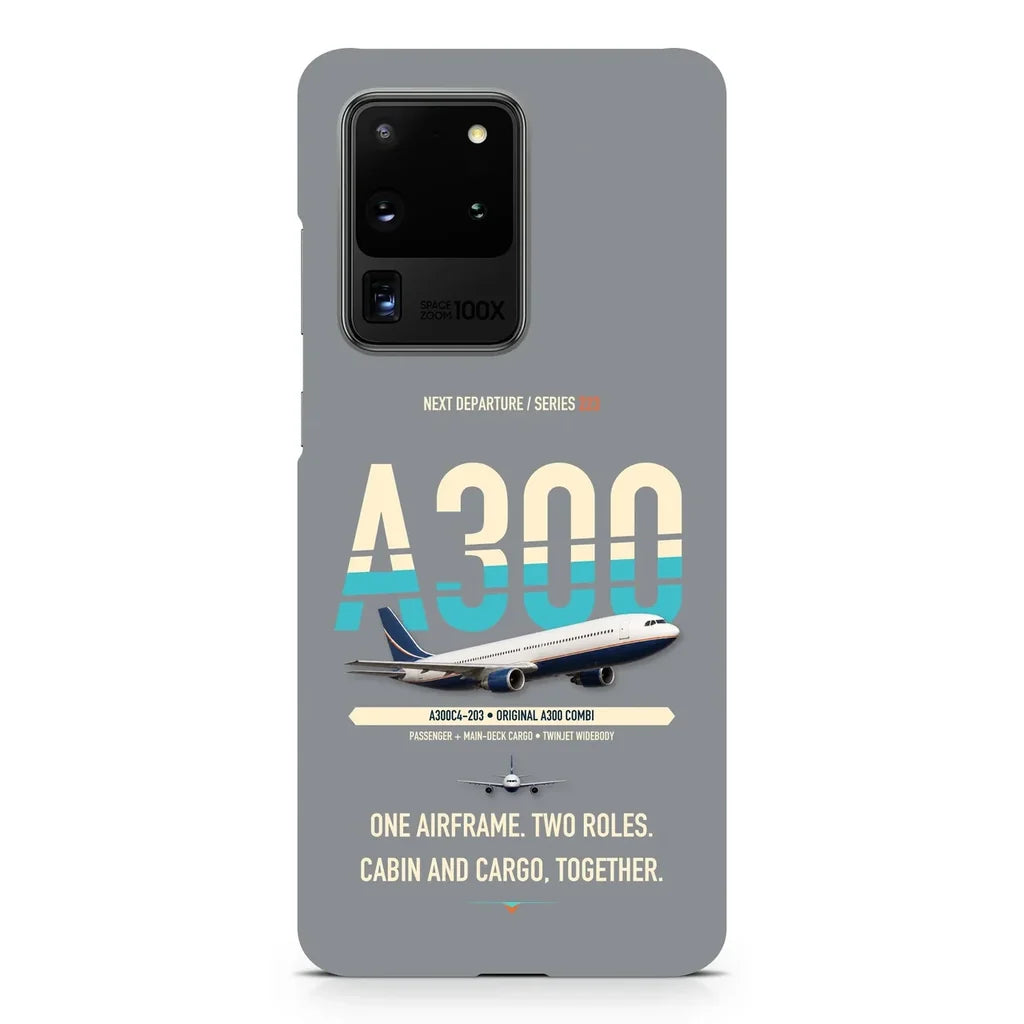 Airbus A300C4-203 design on samsung case - gray