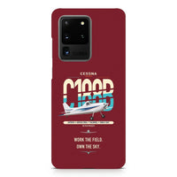 Thumbnail for Cessna A188B AgTruck design on samsung case - dark red