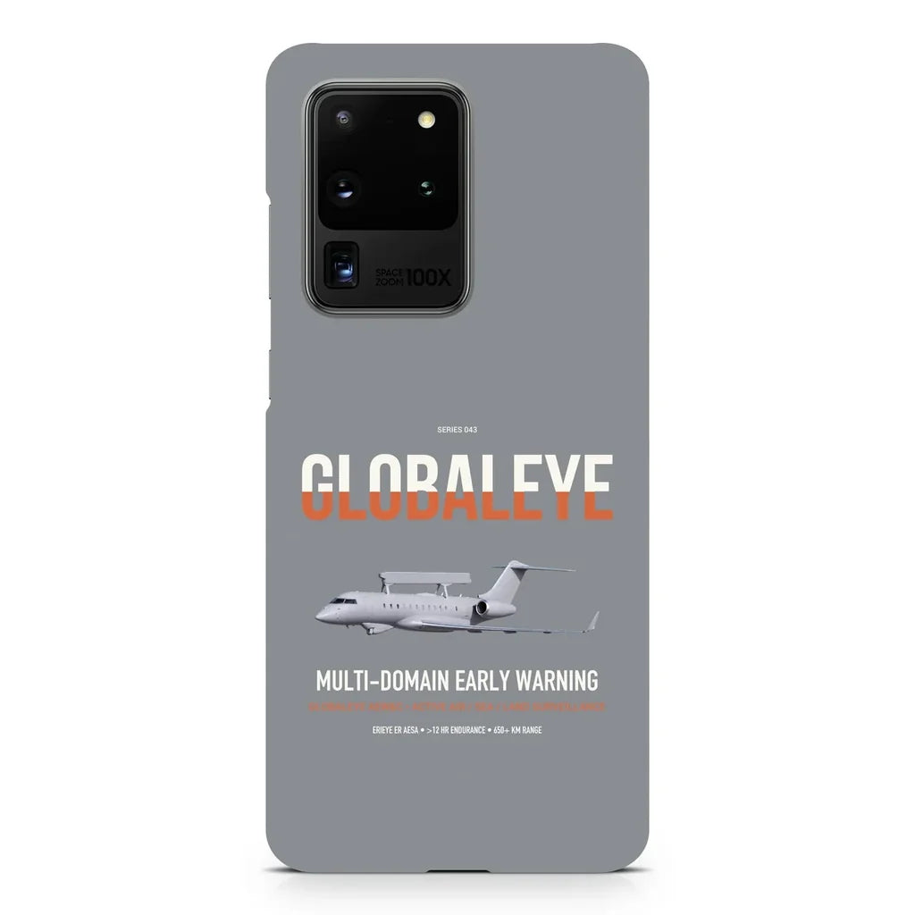 Saab GlobalEye design on samsung case - gray