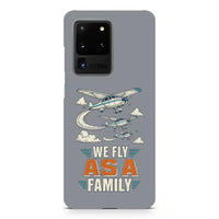 Thumbnail for We Fly As A Family design on samsung case - gray