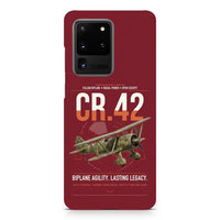 Thumbnail for Fiat CR.42 Falco design on samsung case - dark red