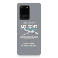 Thumbnail for Cessna Citation M2 Gen2 design on samsung case - gray