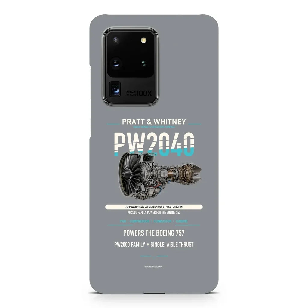 PW2040 design on samsung case - gray