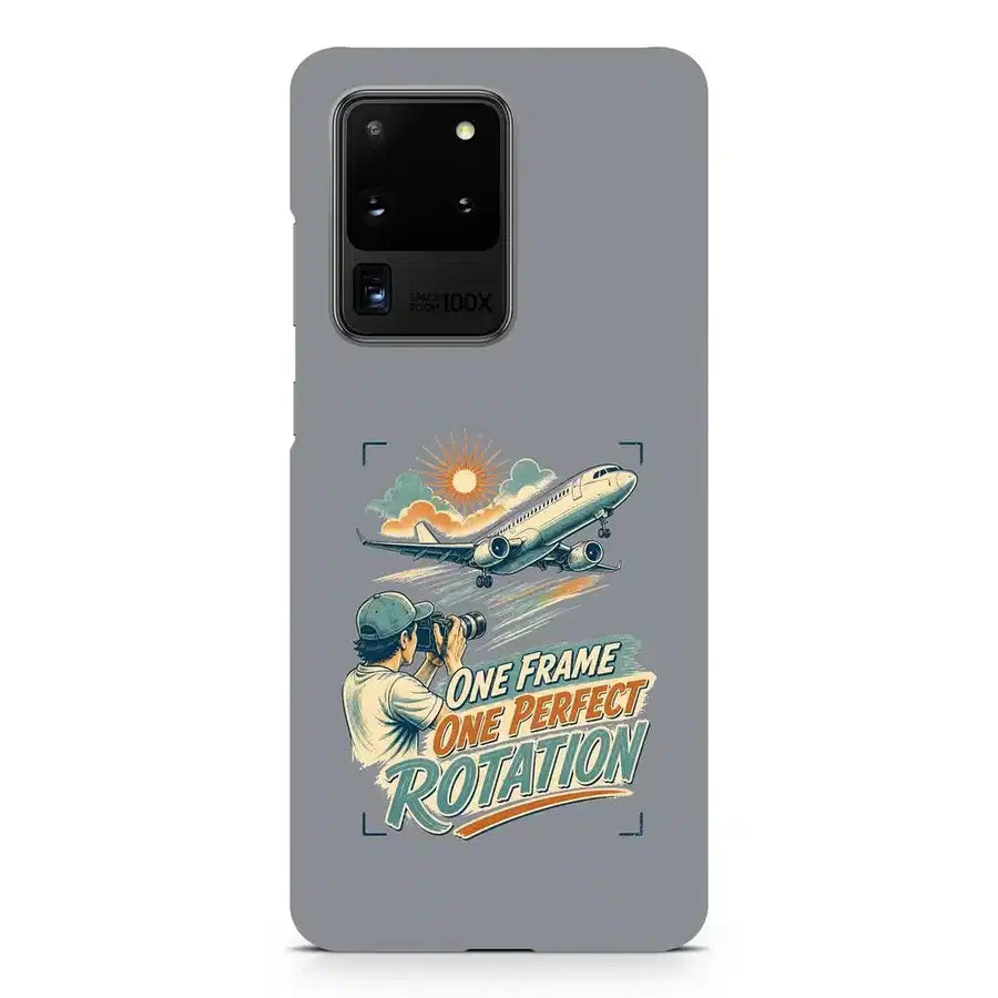 One Frame One Perfect Rotation design on samsung case - gray