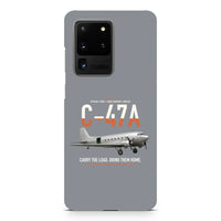 Thumbnail for C-47A Skytrain design on samsung case - gray