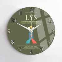 Thumbnail for Lyon-Saint Exupery Airport LYS Wall-Clock No-Frame - Green Army