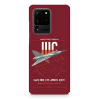 Thumbnail for Dassault Mirage IIIC design on samsung case - dark red
