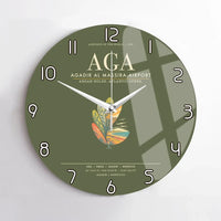 Thumbnail for Agadir Al Massira Airport AGA Wall-Clock No-Frame - Green Army