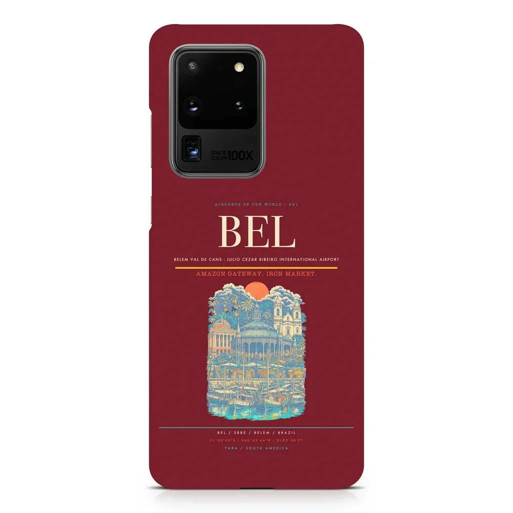 Belem Val de Cans - Julio Cezar Ribeiro International Airport BEL design on samsung case - dark red