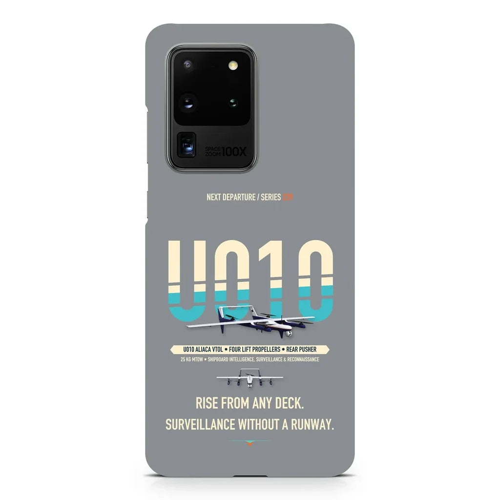 Airbus U010 Aliaca VTOL design on samsung case - gray