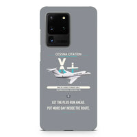 Thumbnail for Cessna Citation X+ design on samsung case - gray
