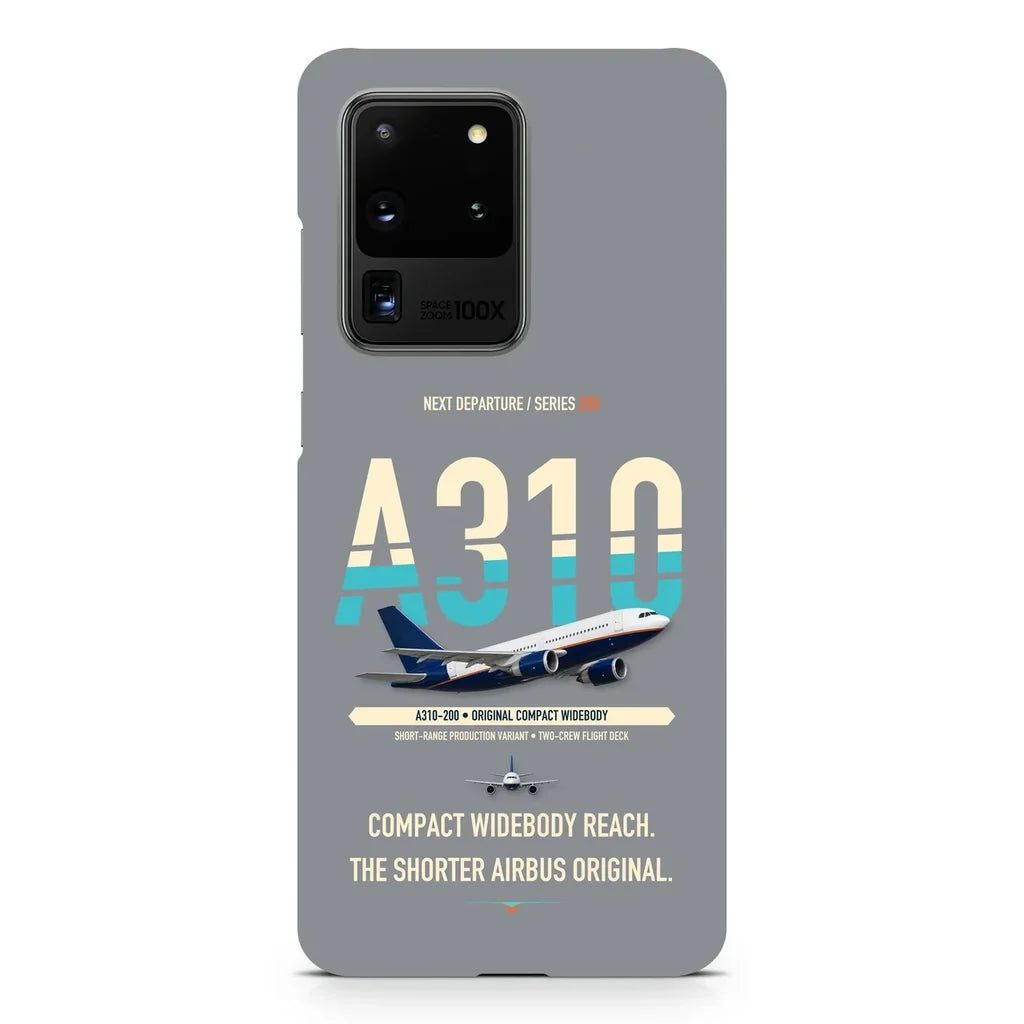 Airbus A310-200 design on samsung case - gray