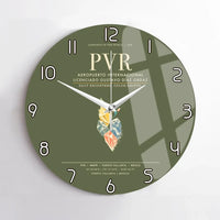 Thumbnail for Aeropuerto Internacional Licenciado Gustavo Diaz Ordaz PVR  Puerto Vallarta Wall-Clock No-Frame - Green Army