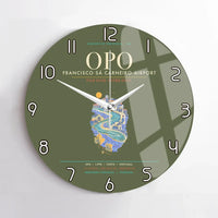 Thumbnail for Porto Francisco Sa Carneiro Airport OPO - Douro Azulejo Current Wall-Clock No-Frame - Green Army