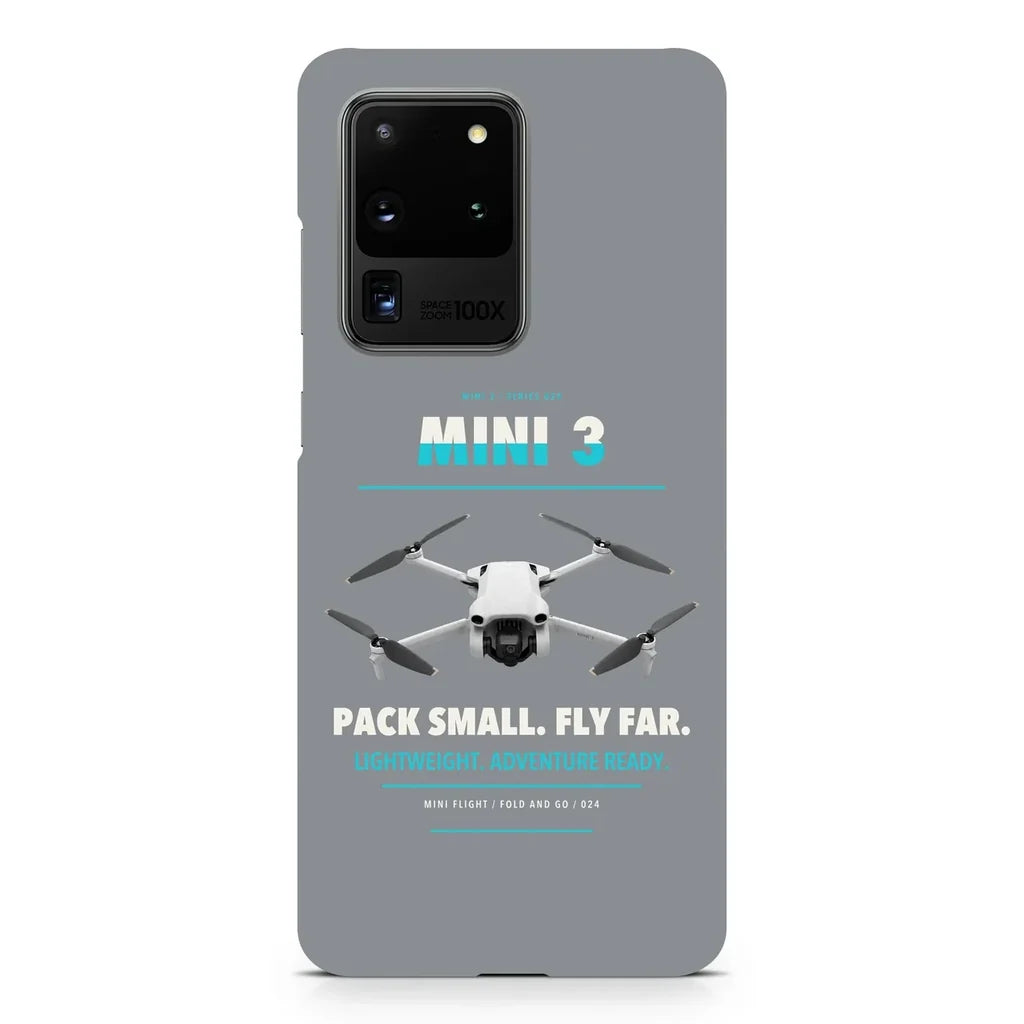 DJI Mini 3 design on samsung case - gray