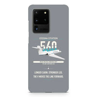 Thumbnail for Cessna Citation 560 - Citation V design on samsung case - gray