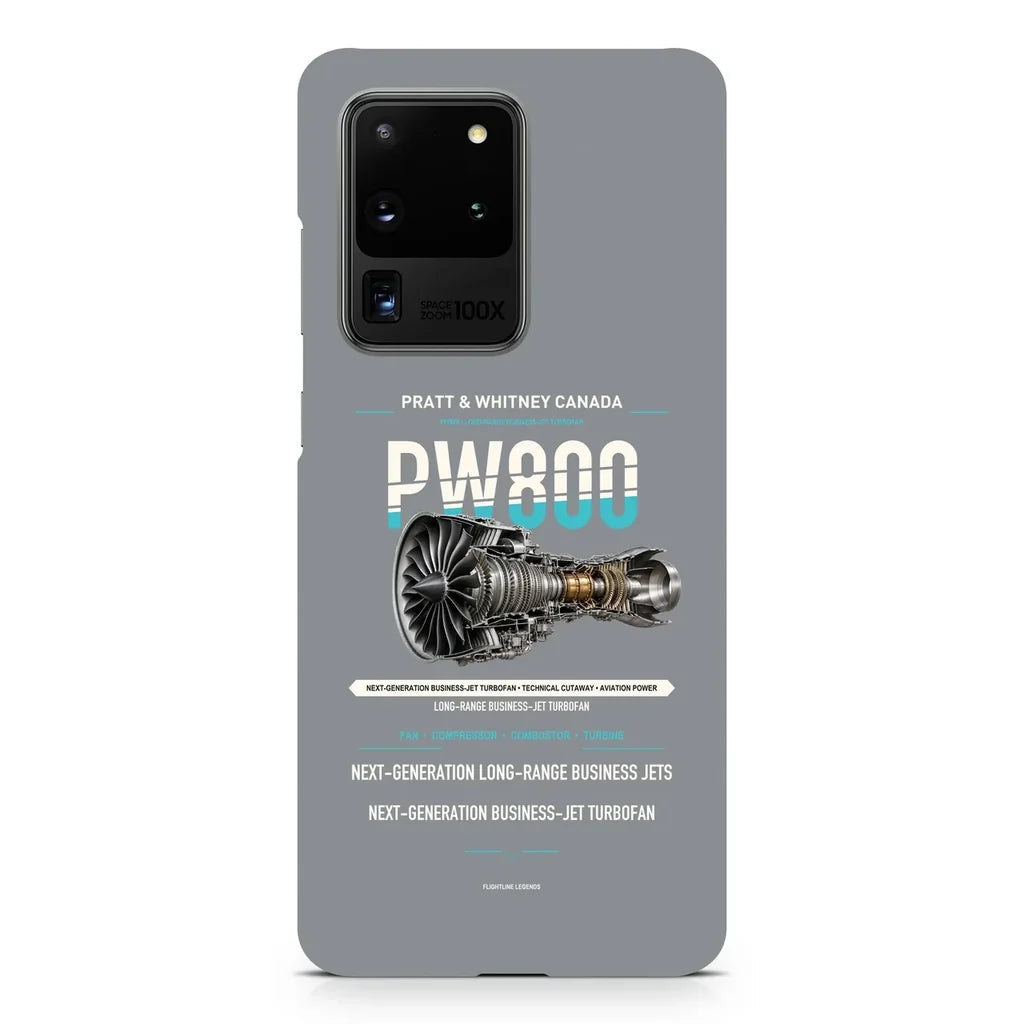 PW800 design on samsung case - gray