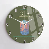 Thumbnail for Glasgow Airport GLA Wall-Clock No-Frame - Green Army