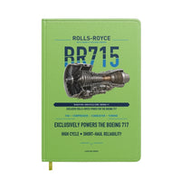 Thumbnail for BR715 design on light green notebook