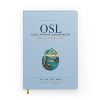 Thumbnail for Oslo Airport Gardermoen (OSL) design on light blue notebook