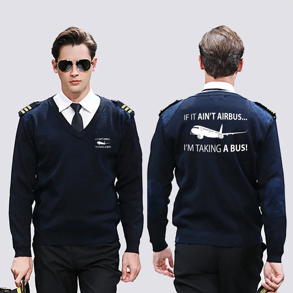 Customisable If It Ain't Airbus Sweater - view 4
