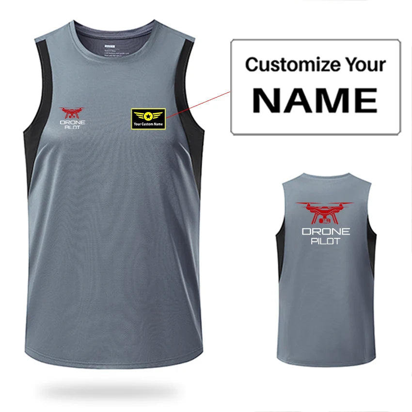 Customisable Drone Tank Top - view 4