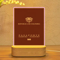 Thumbnail for Colombia Passport Lamp - view 4