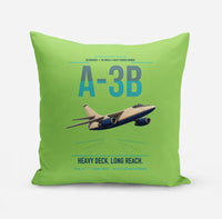 Thumbnail for A-3B Skywarrior design on light green pillow