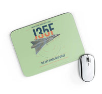 Thumbnail for Saab J 35F Draken design on light green rectangle mouse pad