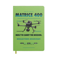 Thumbnail for DJI Matrice 400 design on light green notebook