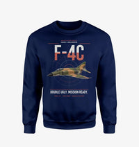 Thumbnail for F-4C Phantom II design on navy blue sweatshirt