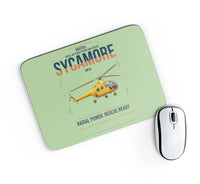 Thumbnail for Bristol Sycamore HR14 design on light green rectangle mouse pad
