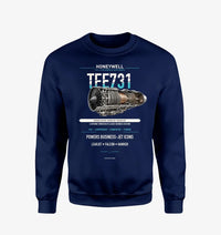 Thumbnail for TFE731 design on navy blue sweatshirt
