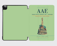 Thumbnail for Rabah Bitat Airport (AAE) design on light green ipad tablet case