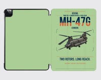 Thumbnail for Boeing MH-47G Chinook design on light green ipad tablet case
