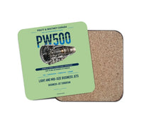 Thumbnail for PW500 design on light green 1 piece coaster