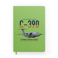 Thumbnail for C-390 Millennium design on light green notebook