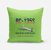 Thumbnail for RC-135S Cobra Ball design on light green pillow