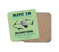Thumbnail for DJI Mavic 3 Multispectral design on light green 1 piece coaster