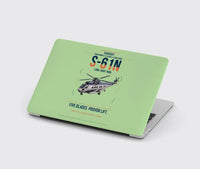 Thumbnail for Sikorsky S-61N design on light green MacBook case