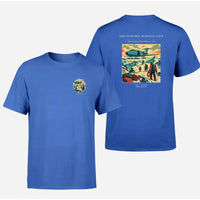 Thumbnail for VINTAGE G4287 - The Powder Morning Lift - Double-Side T-Shirt design on blue double side t shirt
