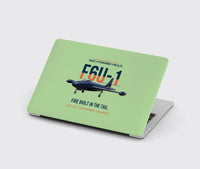 Thumbnail for F6U-1 Pirate Fire Built in the Tail design on light green MacBook case