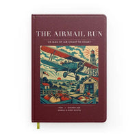 Thumbnail for VINTAGE G4015 - The Airmail Run - Designed Notebooks design on darkred
