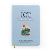 Thumbnail for Wichita Dwight D. Eisenhower National Airport (ICT) design on light blue notebook