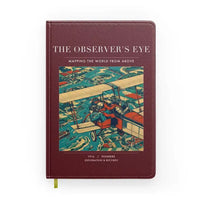 Thumbnail for VINTAGE G4008 - The Observer's Eye - Designed Notebooks design on darkred