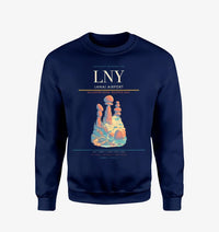 Thumbnail for Lanai Airport (LNY) design on navy blue sweatshirt
