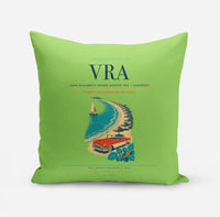 Thumbnail for Juan Gualberto Gómez Airport (VRA) design on light green pillow