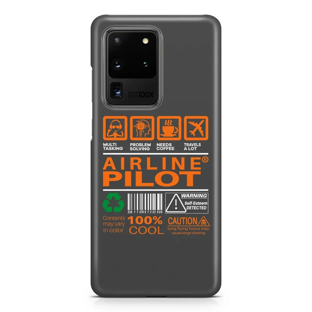 Airline Pilot Label Samsung Case - view 4